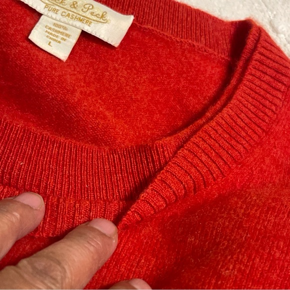 Peck & Peck Pure 100% Cashmere Sweater Womens Large 2-Ply Crew
Neck Long Sleeve - Picture 4 of 7